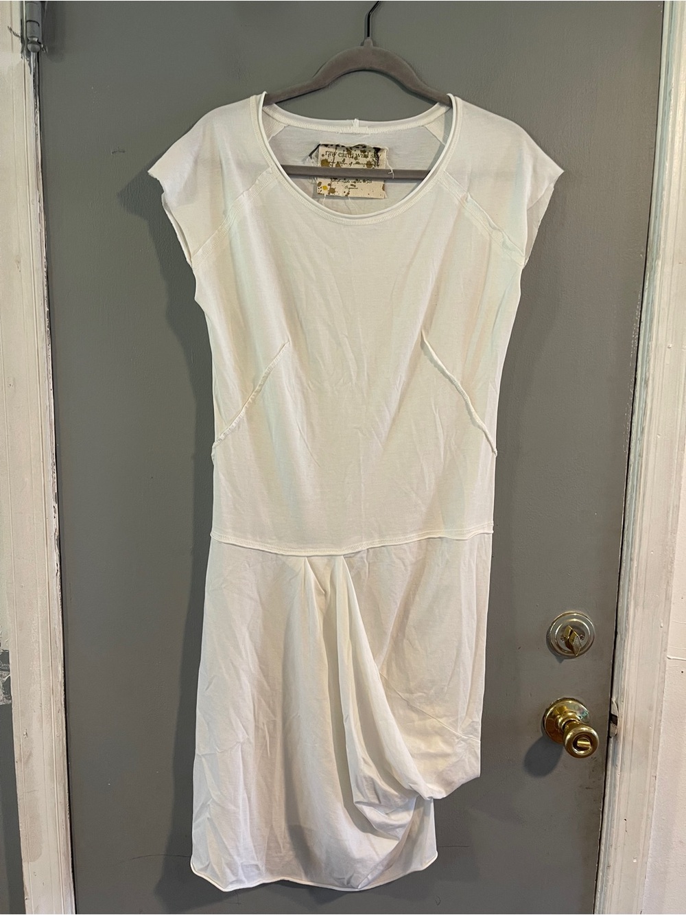 Raw Earth Wild Sky‎ Midi Ruched Dress